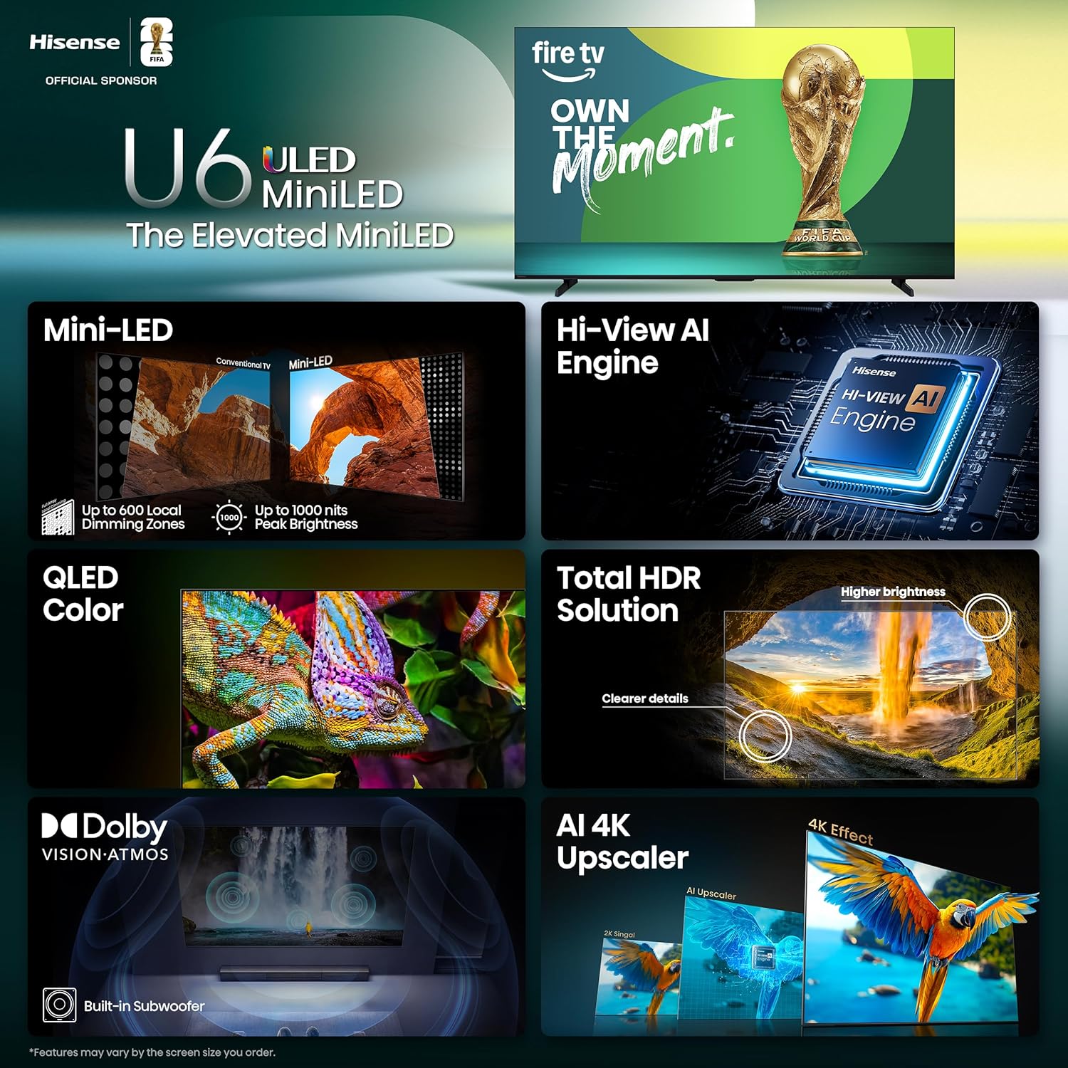 TV features overview image.